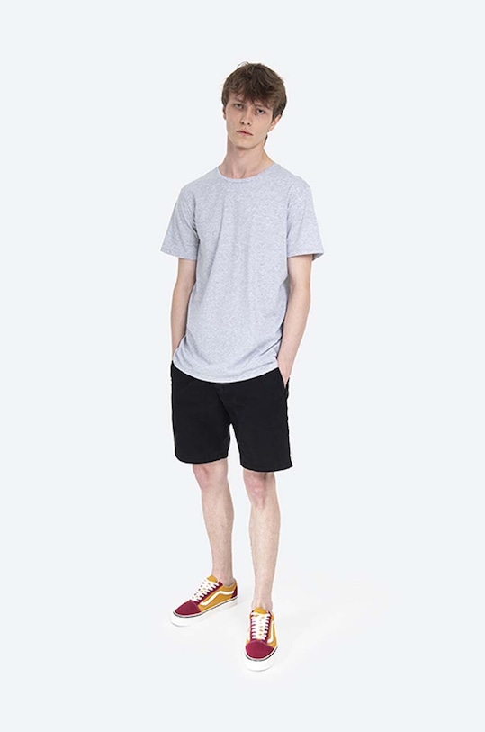 Carhartt WIP cotton shorts John Short I021730.BLACK black AA00
