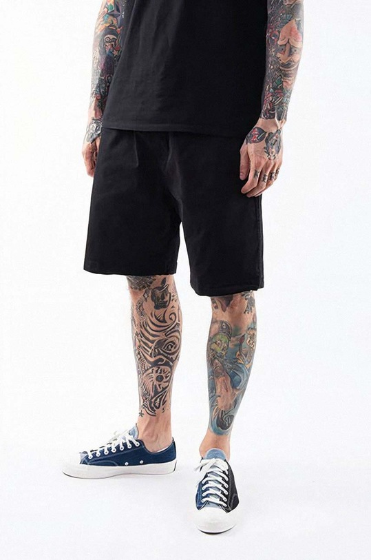 Carhartt WIP shorts Lawton with elastane black I026518.BLACK