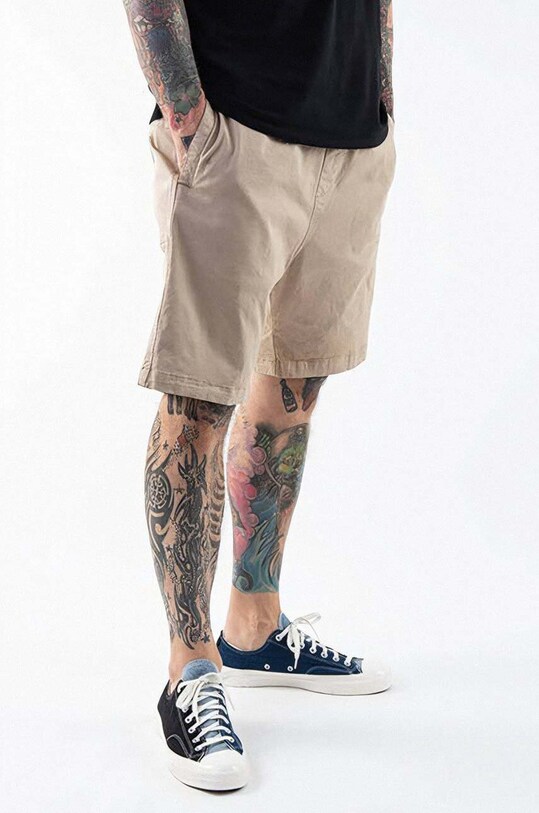 Carhartt WIP shorts Lawton beige I026518.WALL