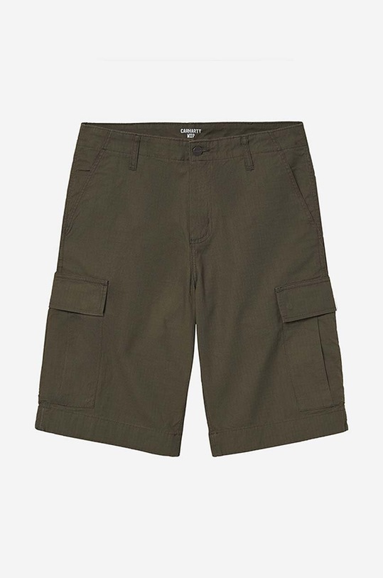 Oblečenie Bavlnené šortky Carhartt WIP Regular Cargo Short I028246.CYPRESS zelená