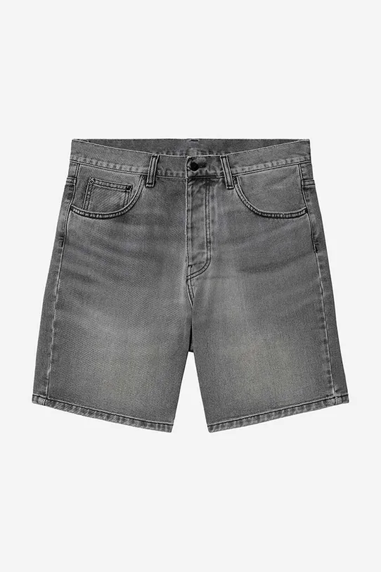 Clothing Carhartt WIP denim shorts I029209.89WI gray