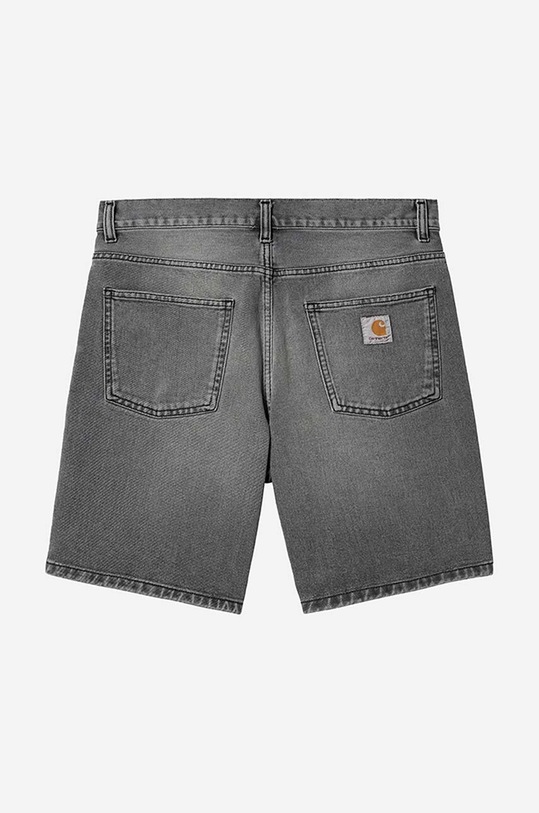 Carhartt WIP pantaloni scurți din denim gri I029209.89WI