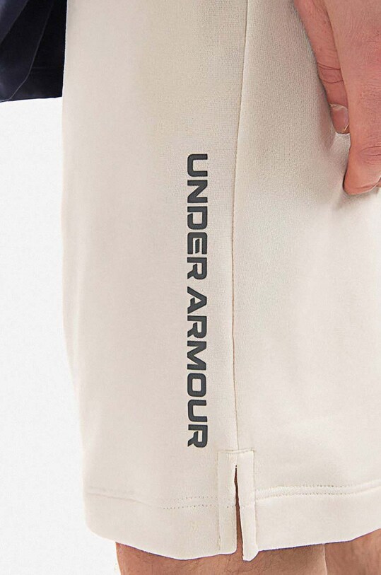 Under Armour szorty Terry Short beżowy 1366266