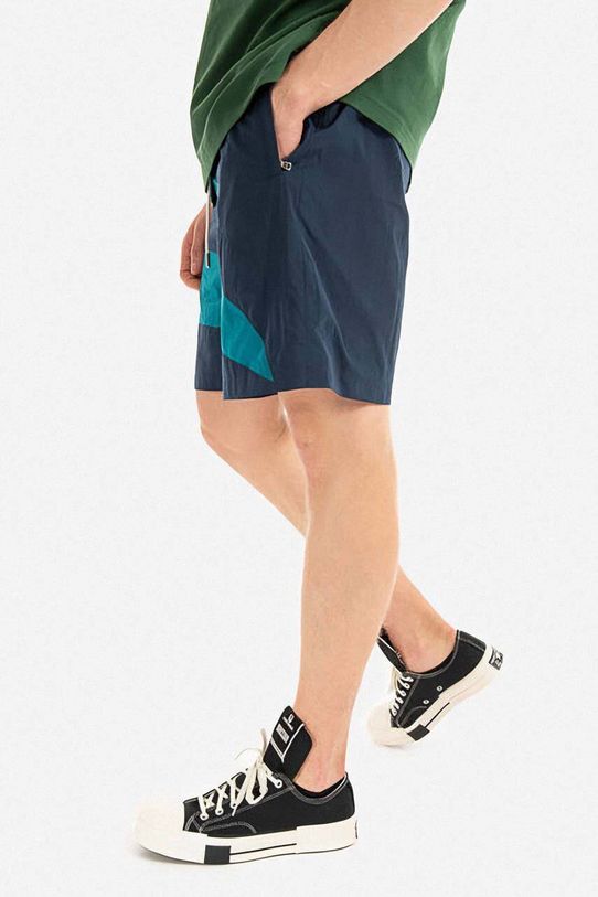 Kratke hlače Drôle de Monsieur Le Short Houston BS107.NAVY mornarsko plava