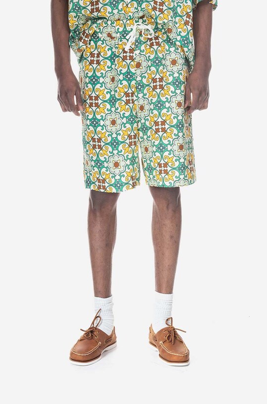 Drôle de Monsieur pantaloni scurți BS122.GREEN