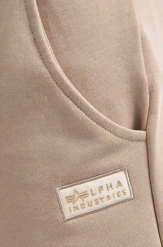 Βαμβακερό σορτσάκι Alpha Industries μπεζ 106365.627