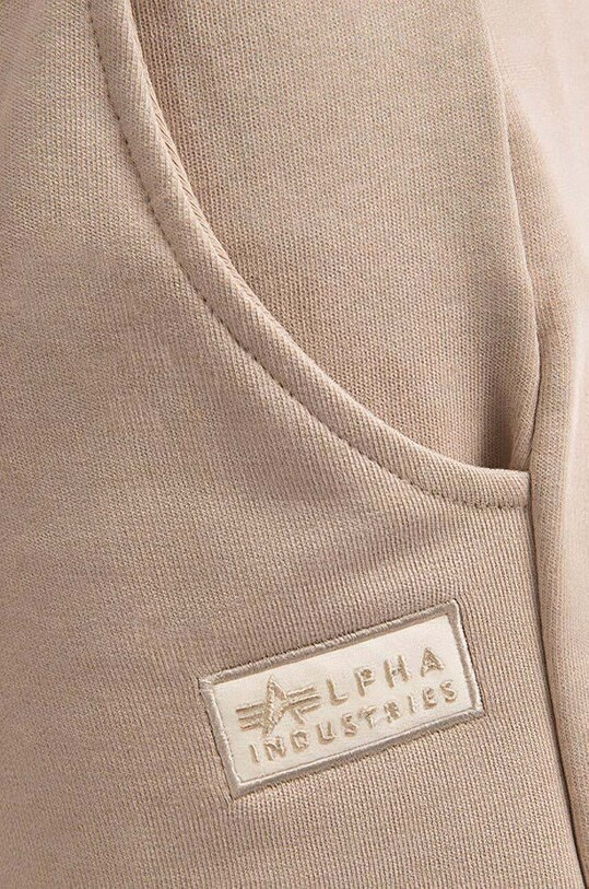 Bavlnené šortky Alpha Industries hnedá 106365.627