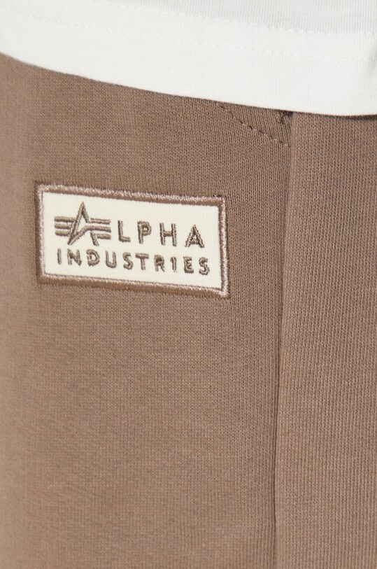 Alpha Industries szorty bawełniane 106365.628 brązowy