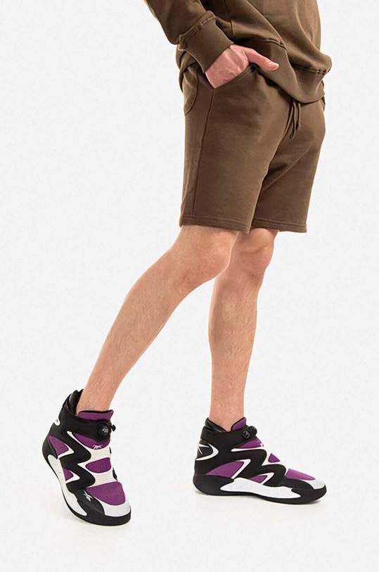 Alpha Industries pantaloni scurți din bumbac 106365.629 maro