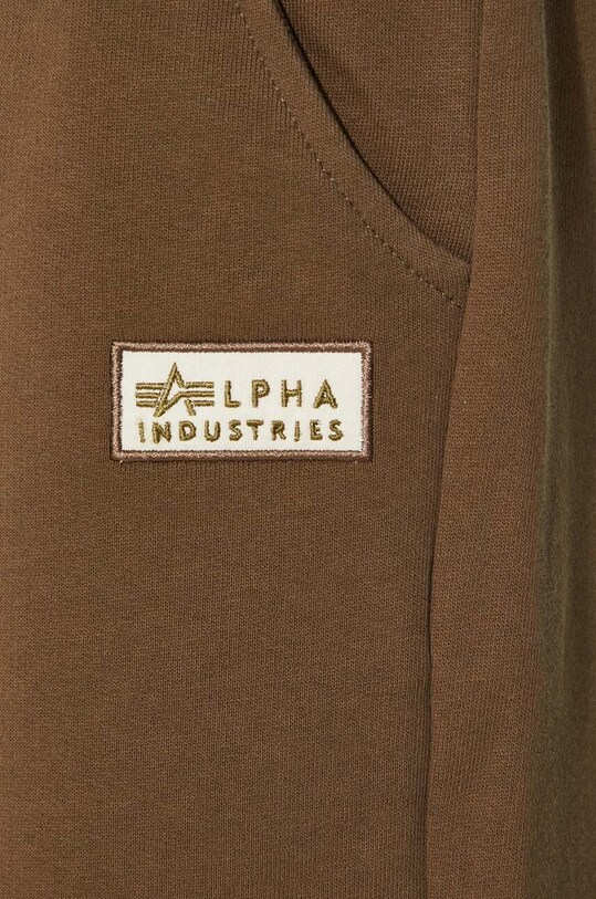 Pamučne kratke hlače Alpha Industries 106365.629 smeđa