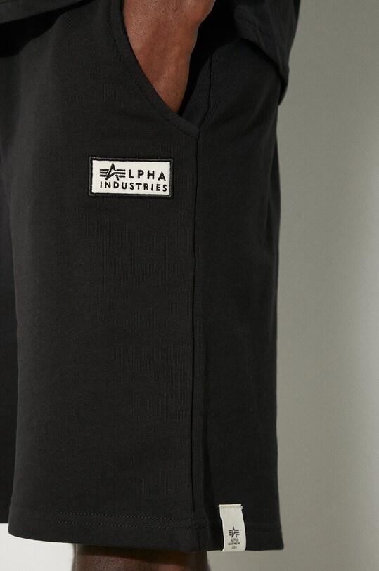 Alpha Industries szorty bawełniane 106365.649 czarny