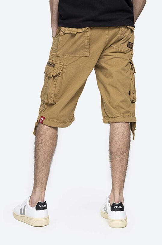 Oblečenie Bavlnené šortky Alpha Industries Jet Short 191200.13 hnedá
