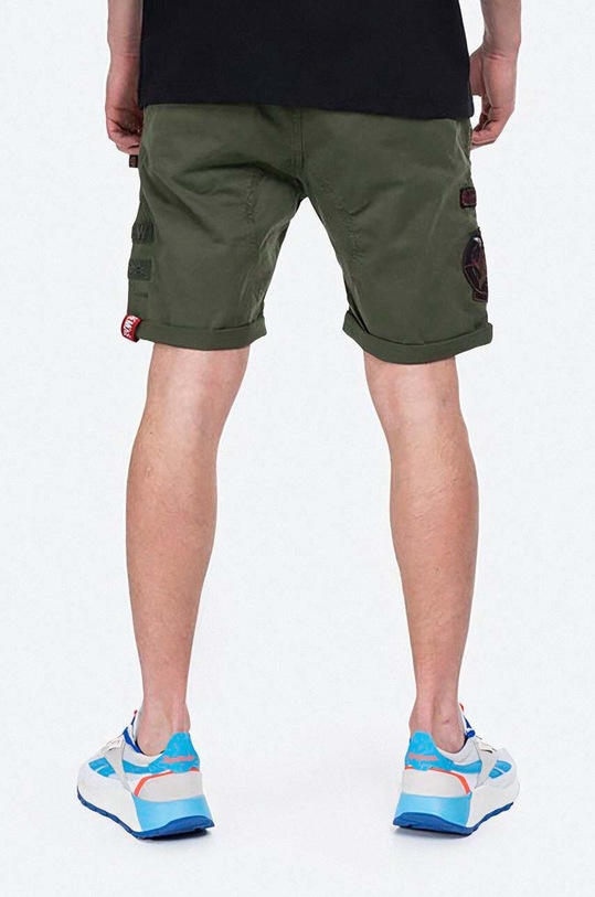 Odzież Alpha Industries szorty bawełniane 116212.142 zielony