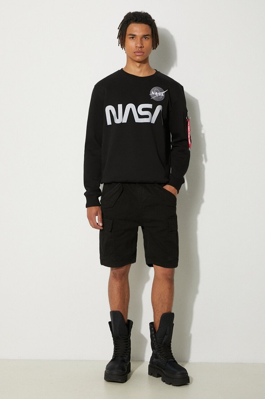 Alpha Industries shorts Airman 116211.03 black SS24