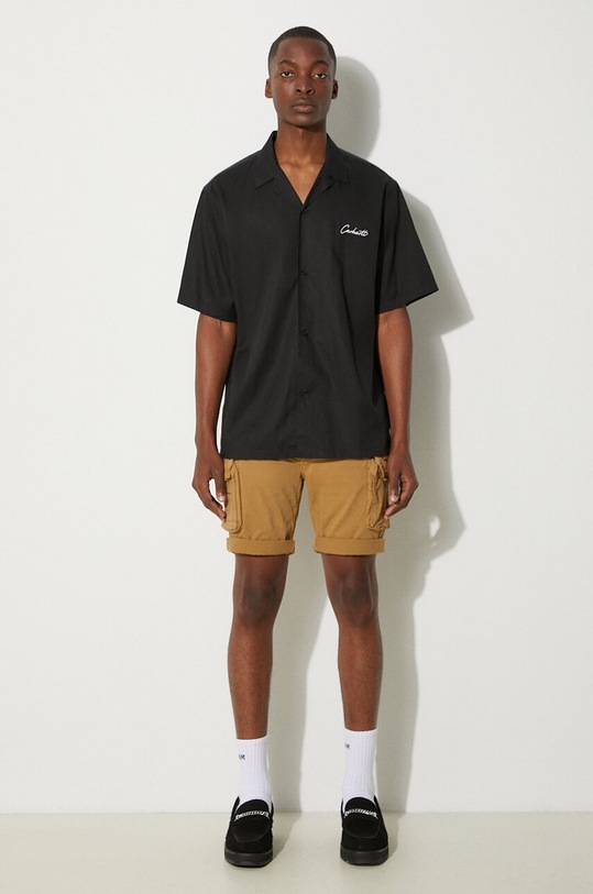 Къс панталон Alpha Industries 176203.13 зелен SS24