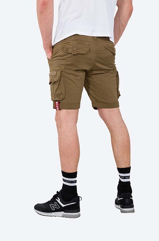 Alpha Industries szorty 176203.13 brązowy SS24