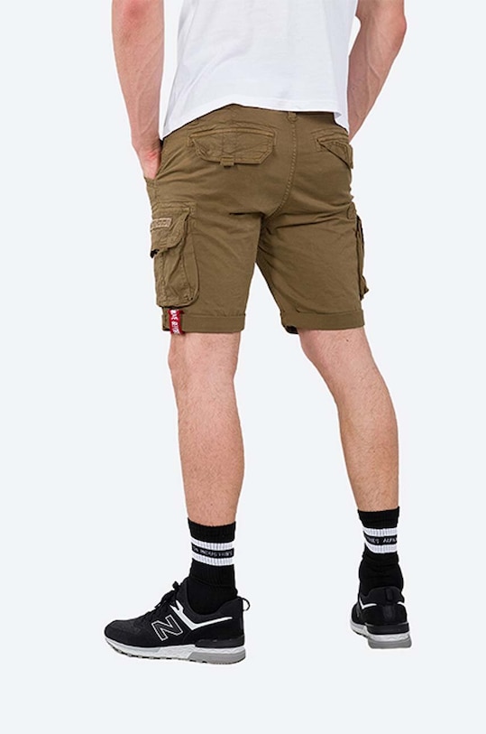 Σορτς Alpha Industries 176203.13 καφέ SS24