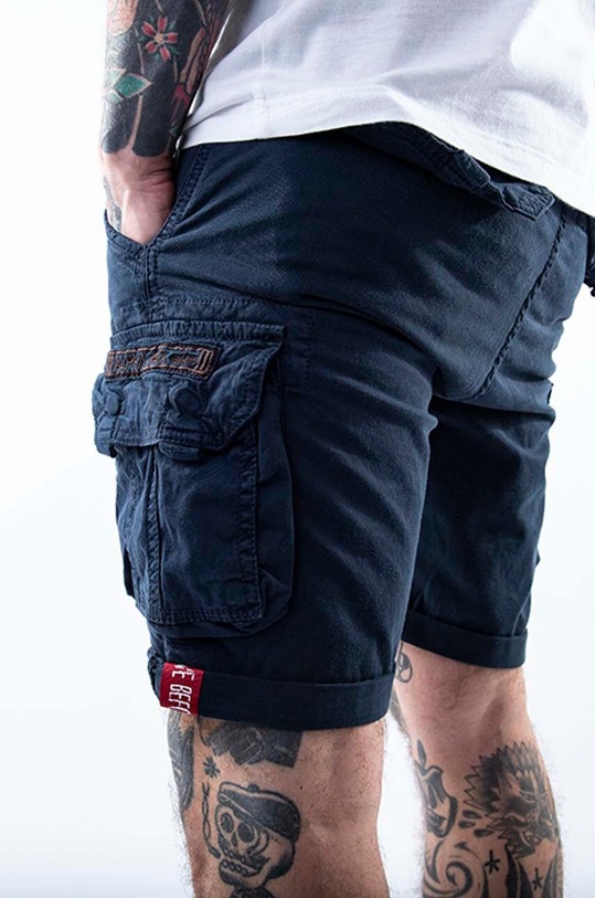 Odzież Alpha Industries szorty bawełniane 176203.07 granatowy