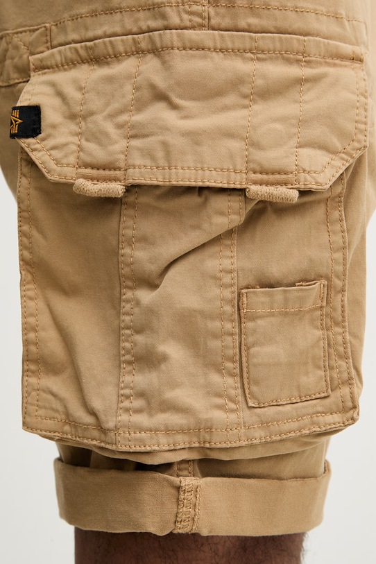 Alpha Industries pánske šortky Crew Short 176203 14 béžová 176203.14