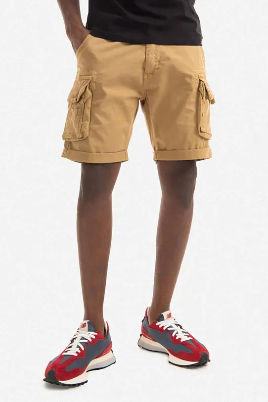 Bavlněné šortky Alpha Industries Crew Short 176203.14