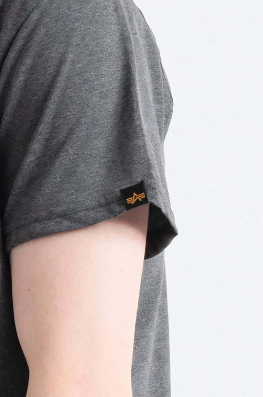 Alpha Industries cotton t-shirt 100501.315 gray