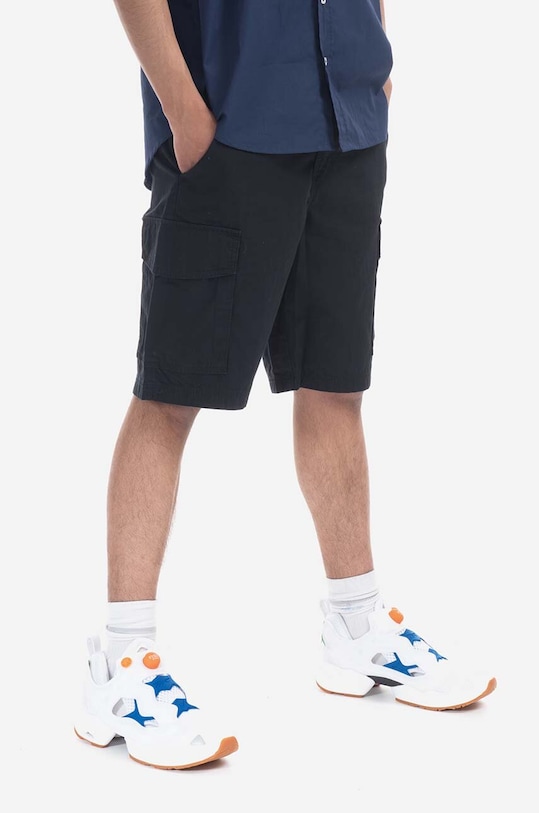 Napapijri pantaloni scurți din bumbac N-Maranon Cargo NA4H1R 176 negru NA4H1R