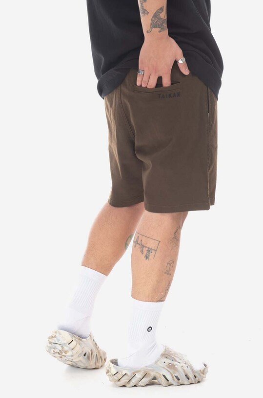 Taikan cotton shorts TS0002.BRN brown