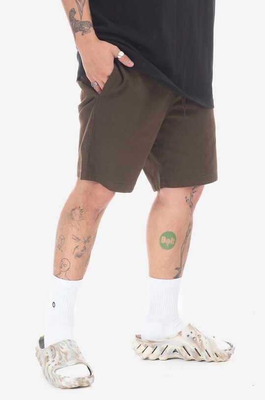 Taikan pantaloni scurți din bumbac TS0002.BRN