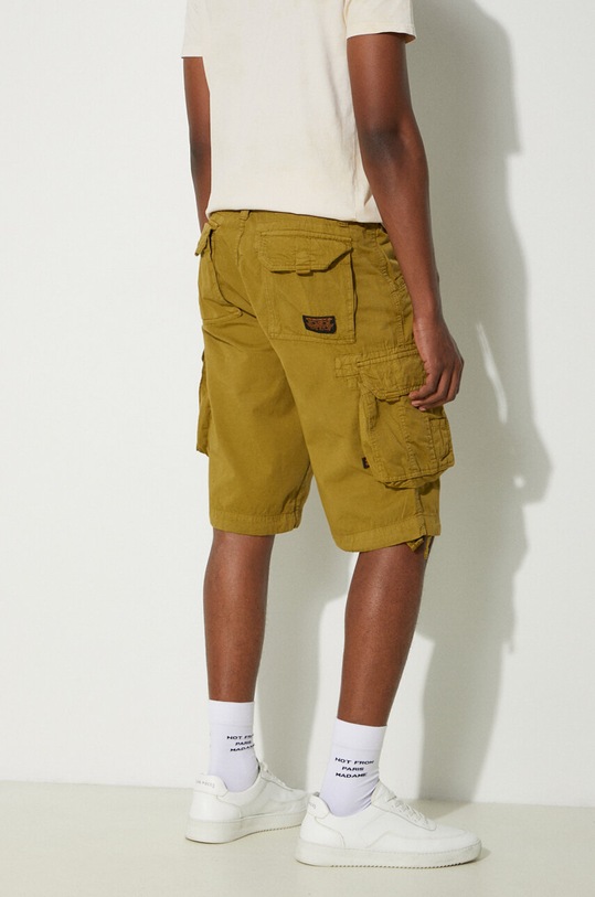 Îmbrăcăminte Alpha Industries pantaloni scurți din bumbac Alpha Industries Jet Short 191200 440 191200.440 verde