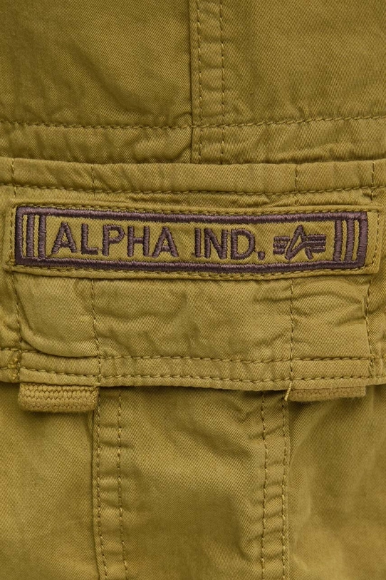 Alpha Industries szorty bawełniane Alpha Industries Jet Short 191200 440 zielony 191200.440