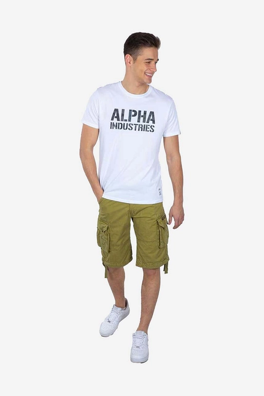 Бавовняні шорти Alpha Industries Jet Short 191200 440 191200.440 зелений