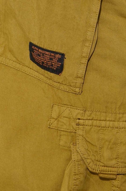 Alpha Industries pantaloni scurți din bumbac Alpha Industries Jet Short 191200 440 191200.440 verde