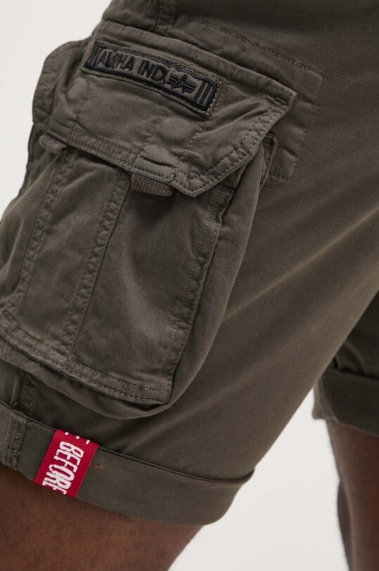 Шорты Alpha Industries Crew 176203.136 зелёный