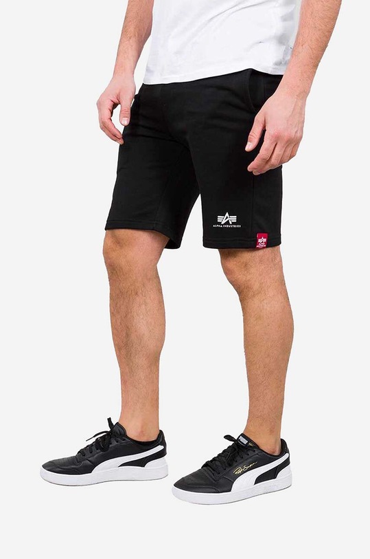 Ρούχα Σορτς Alpha Industries Alpha Industries Big Letters Short 126344 03 126344.03 μαύρο