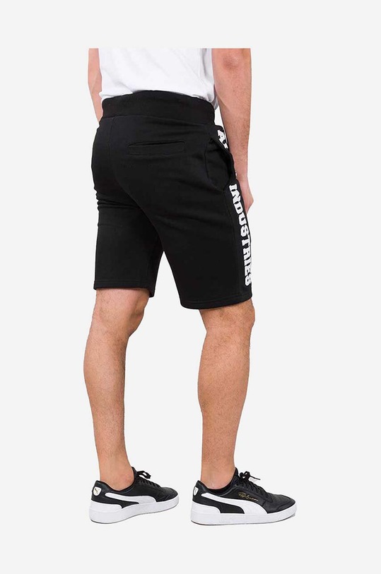 Σορτς Alpha Industries Alpha Industries Big Letters Short 126344 03 μαύρο 126344.03