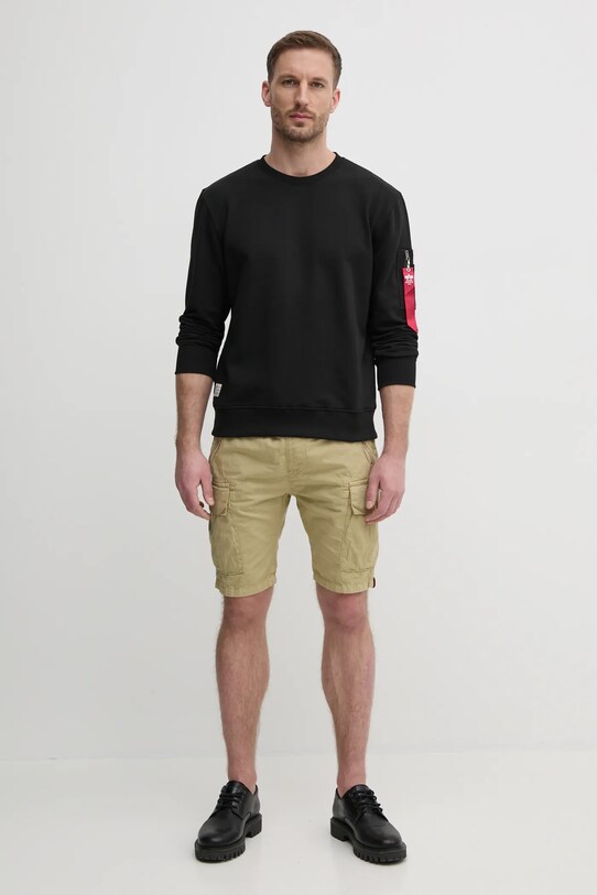 Clothing Alpha Industries cotton shorts Alpha Industries Ripstop Jogger Short 106250 14 106250.14 beige