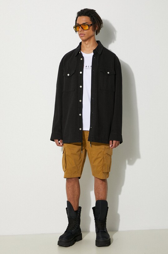Alpha Industries cotton shorts 106251.13 brown AA00