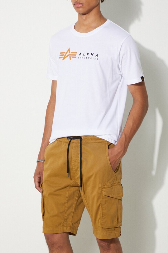 Alpha Industries cotton shorts brown 106251.13