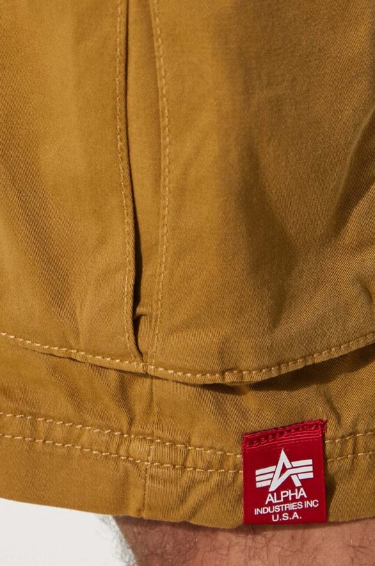 Alpha Industries cotton shorts 106251.13 brown