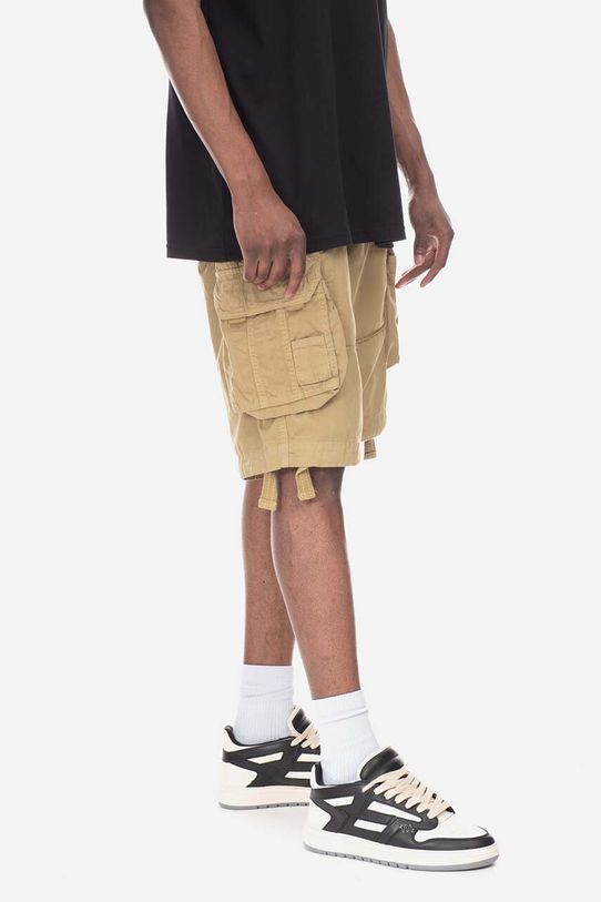 Bavlněné šortky Alpha Industries Jet Short 191200 82 látka zelená 191200.82