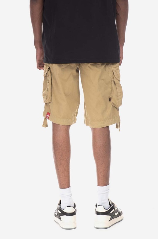 Bavlněné šortky Alpha Industries Jet Short 191200 82 191200.82 zelená AA00