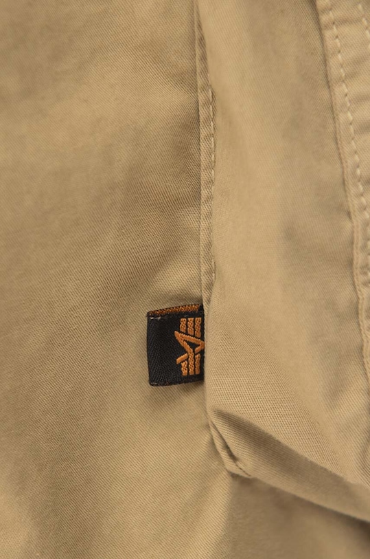 Bavlněné šortky Alpha Industries Jet Short 191200 82 191200.82 zelená