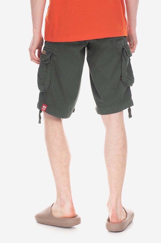 Îmbrăcăminte Alpha Industries pantaloni scurți din bumbac Alpha Industries Jet Short 191200 353 191200.353 verde