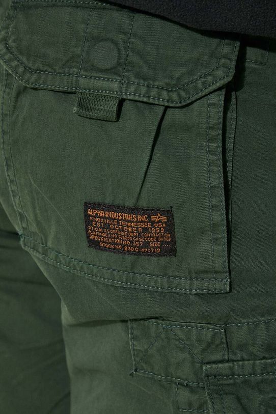 Alpha Industries cotton shorts Alpha Industries Jet Short 191200 353 191200.353 green
