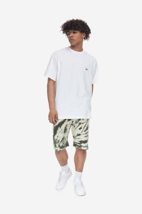 Alpha Industries pantaloni scurți Tie Dye verde 106361.142