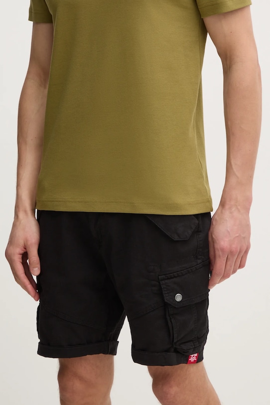 Alpha Industries pantaloni scurți Combat panza negru 116210.03