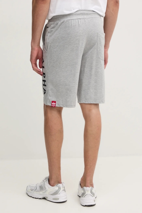 Šortky Alpha Industries Alpha Jersey sivá 116366.17