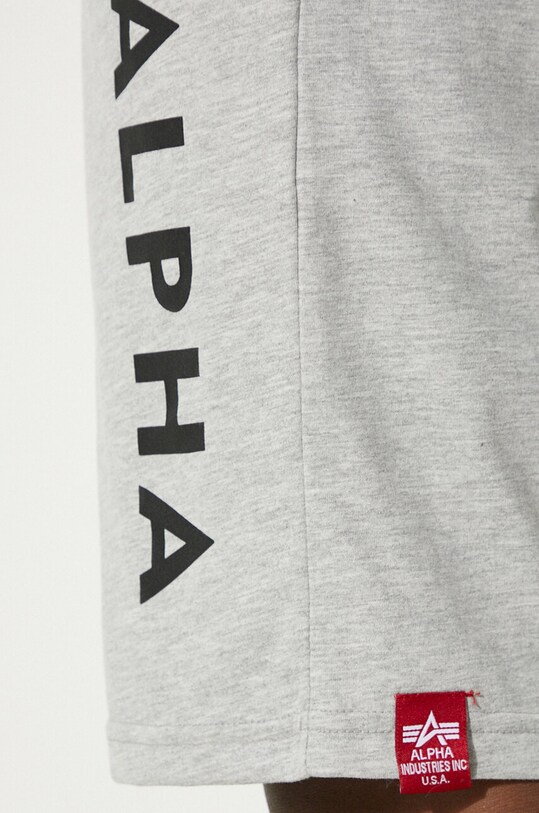 Шорти Alpha Industries Alpha Jersey 116366.17 сірий