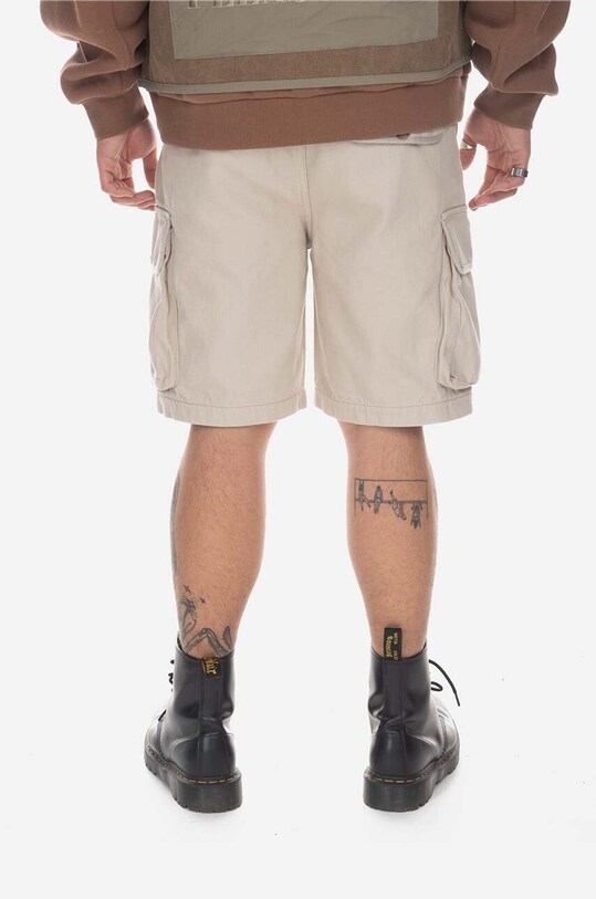 Wood Wood pantaloni scurți din bumbac bej 12315202.5016