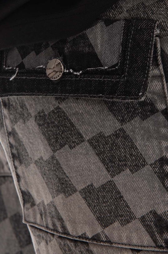 Džínové šortky Ader Error šedá BMADSSJE0201GR